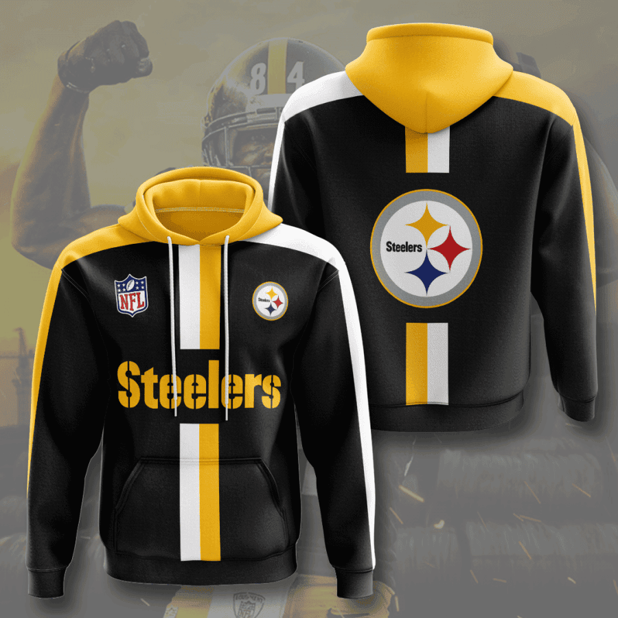 Pittsburgh Steelers 3D All Over Print Hoodie, Zip Hoodie