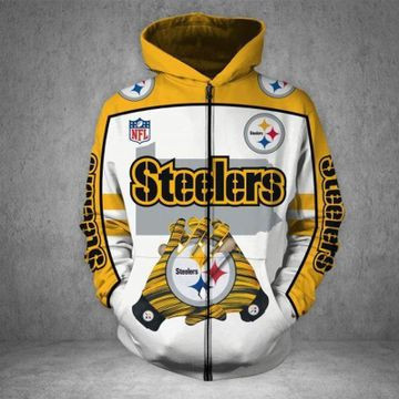 Pittsburgh Steelers 3D All Over Print Hoodie, Zip Hoodie