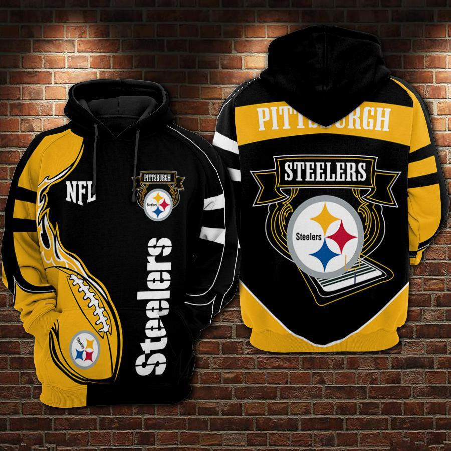 Pittsburgh Steelers 3D All Over Print Hoodie, Zip Hoodie