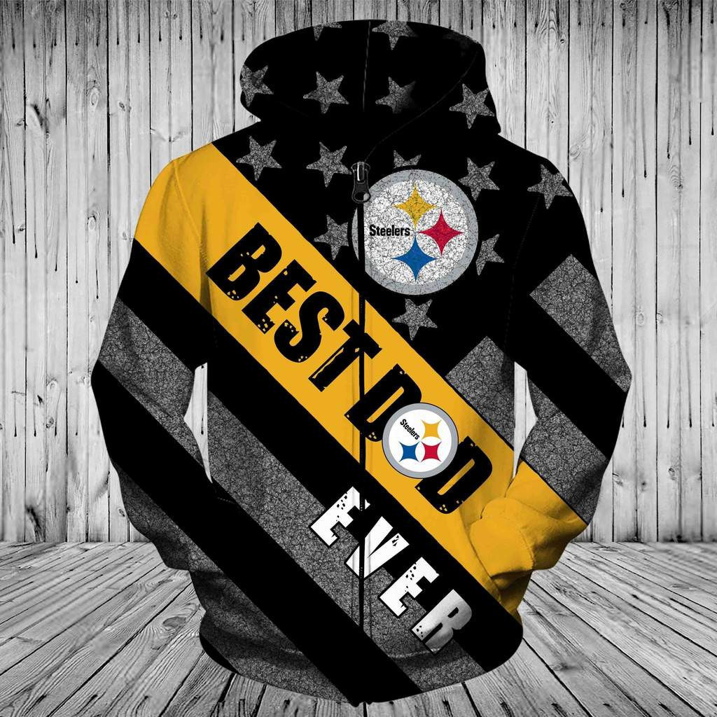 Pittsburgh Steelers 3D All Over Print Hoodie, Zip Hoodie