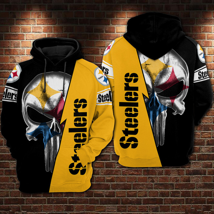 Pittsburgh Steelers 3D All Over Print Hoodie, Zip Hoodie