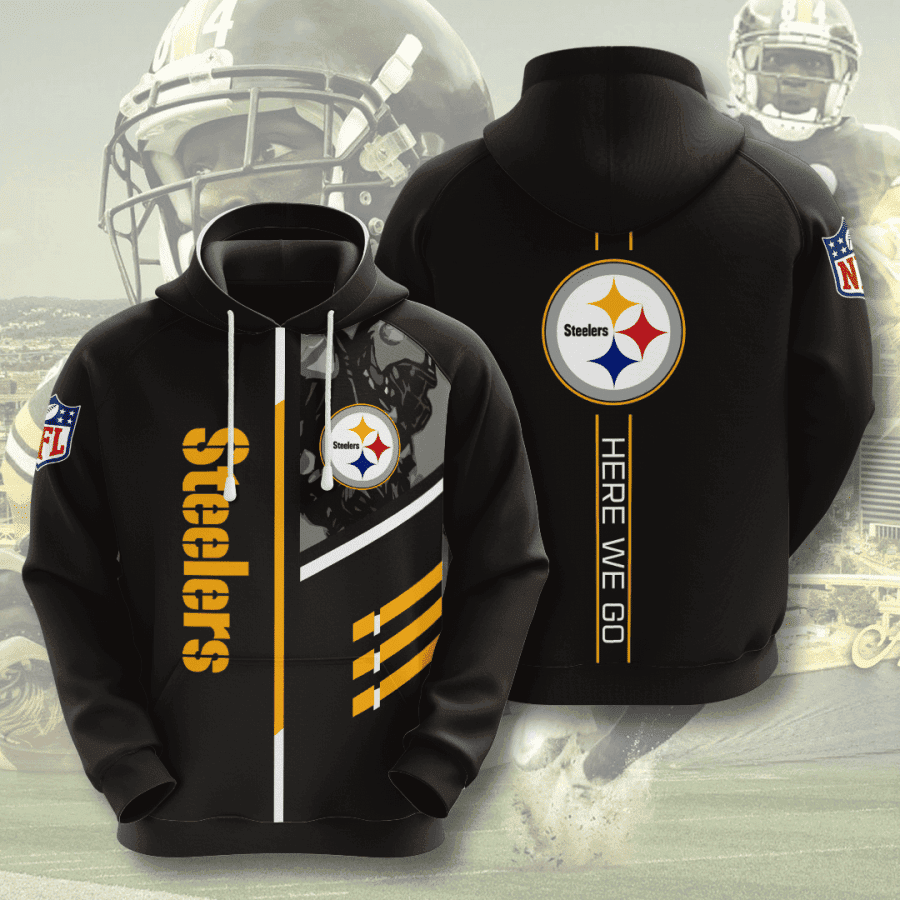 Pittsburgh Steelers 3D All Over Print Hoodie, Zip Hoodie