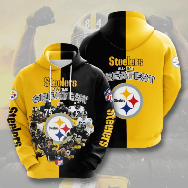 Pittsburgh Steelers 3D All Over Print Hoodie, Zip Hoodie