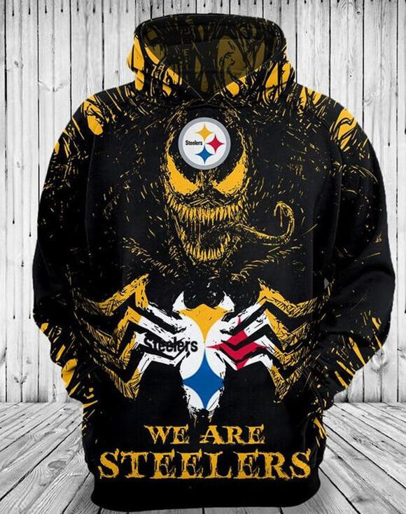 Pittsburgh Steelers 3D All Over Print Hoodie, Zip Hoodie