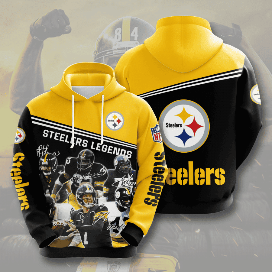 Pittsburgh Steelers 3D All Over Print Hoodie, Zip Hoodie