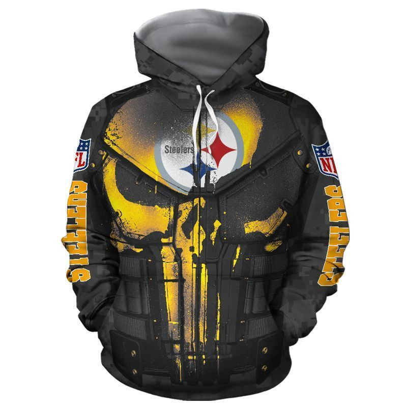 Pittsburgh Steelers 3D All Over Print Hoodie, Zip Hoodie