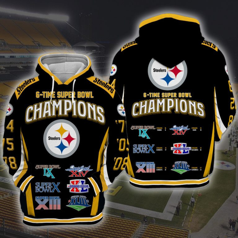 Pittsburgh Steelers 3D All Over Print Hoodie, Zip Hoodie