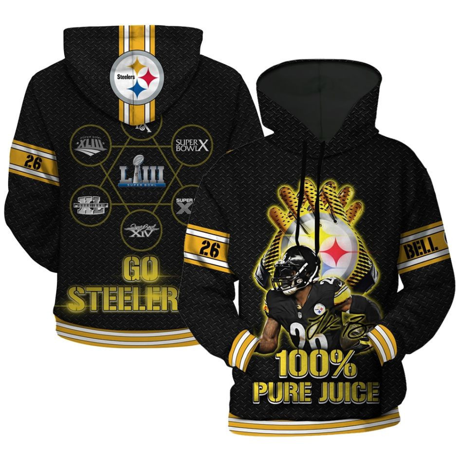 Pittsburgh Steelers 3D All Over Print Hoodie, Zip Hoodie