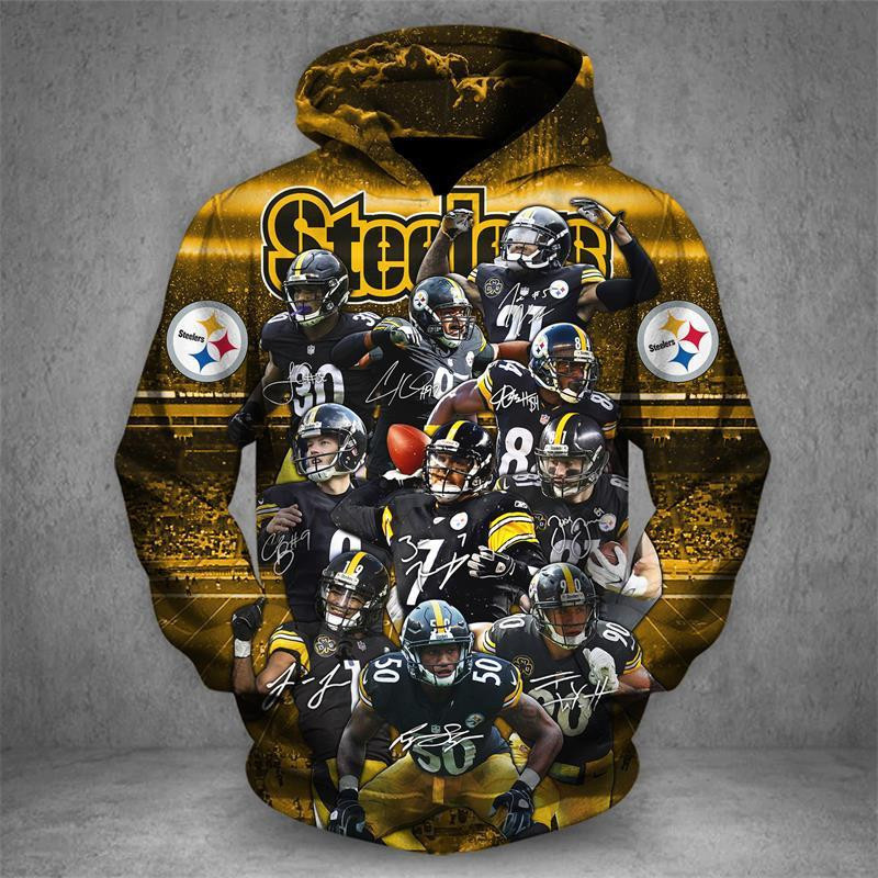 Pittsburgh Steelers 3D All Over Print Hoodie, Zip Hoodie