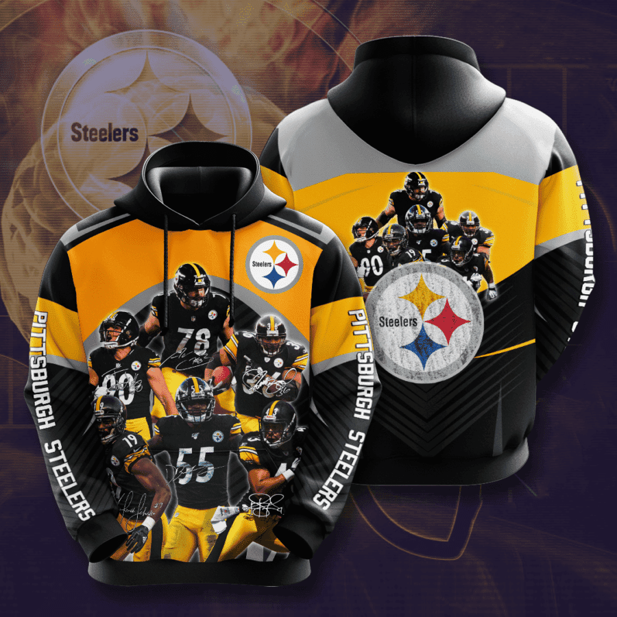 Pittsburgh Steelers 3D All Over Print Hoodie, Zip Hoodie