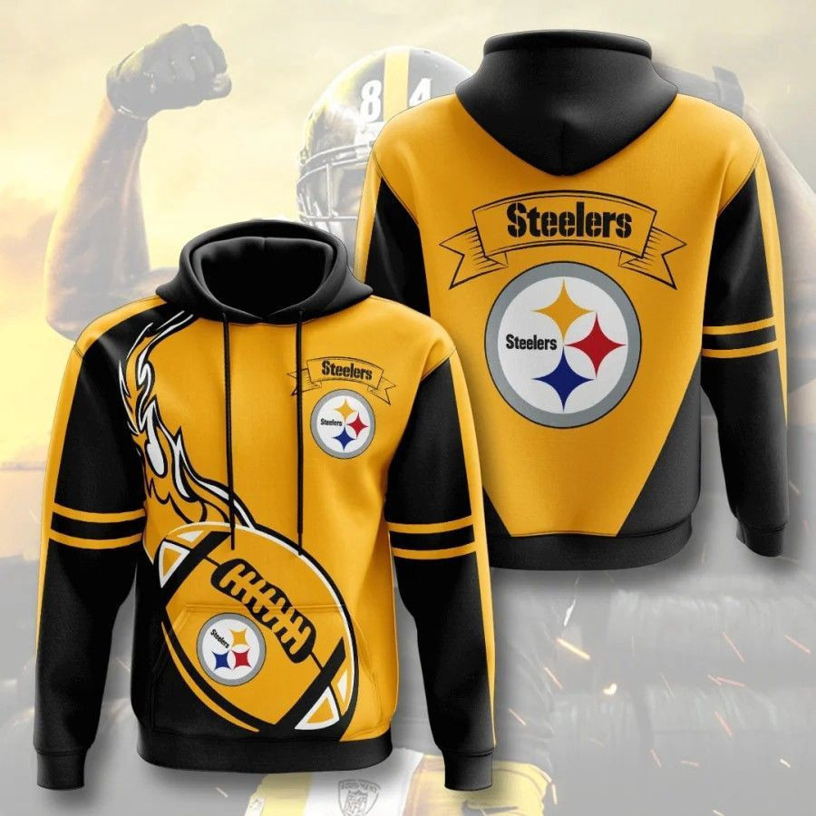 Pittsburgh Steelers 3D All Over Print Hoodie, Zip Hoodie