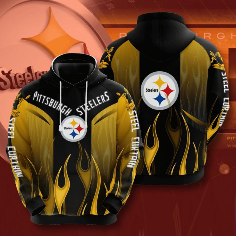 Pittsburgh Steelers 3D All Over Print Hoodie, Zip Hoodie