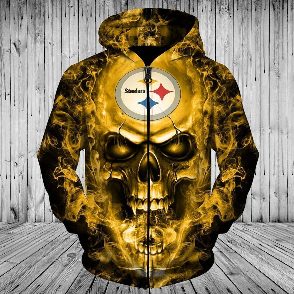Pittsburgh Steelers 3D All Over Print Hoodie, Zip Hoodie
