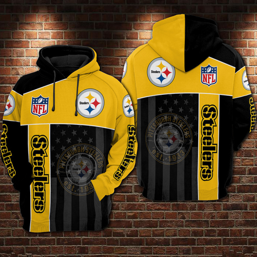 Pittsburgh Steelers 3D All Over Print Hoodie, Zip Hoodie