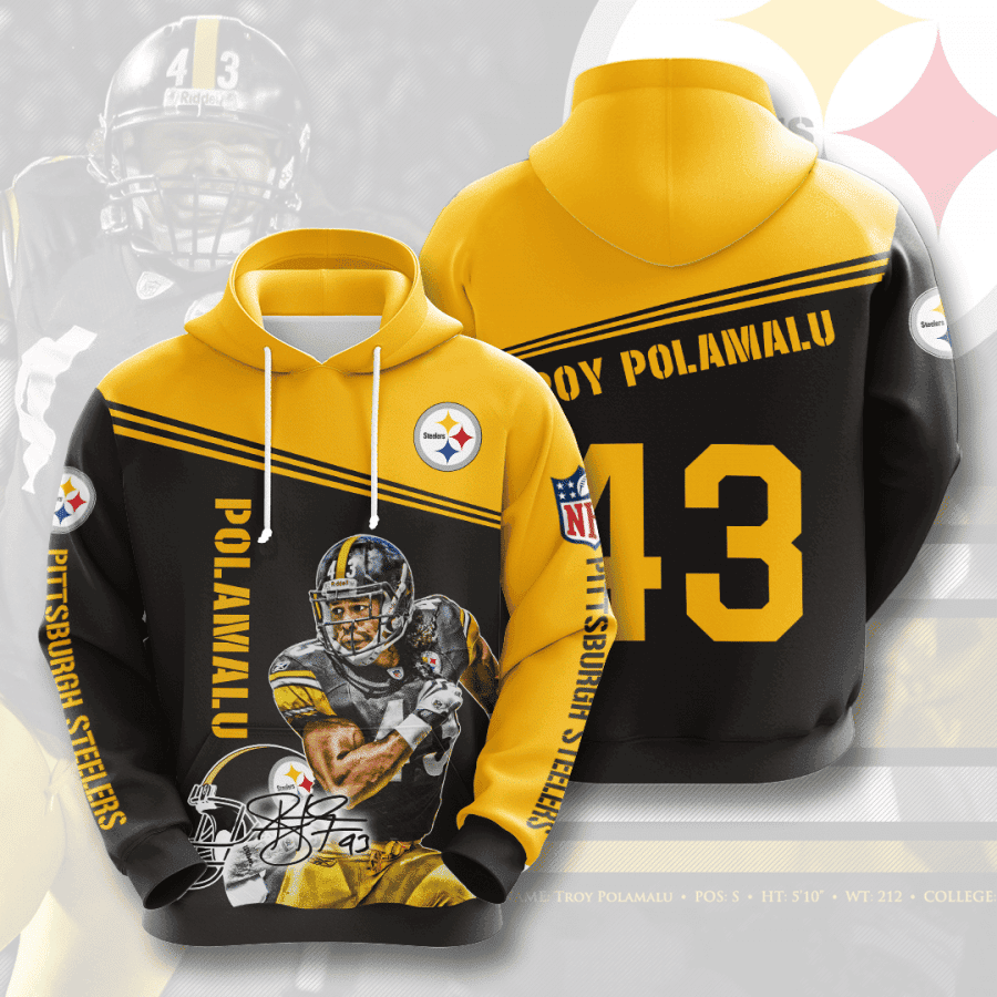 Pittsburgh Steelers 3D All Over Print Hoodie, Zip Hoodie