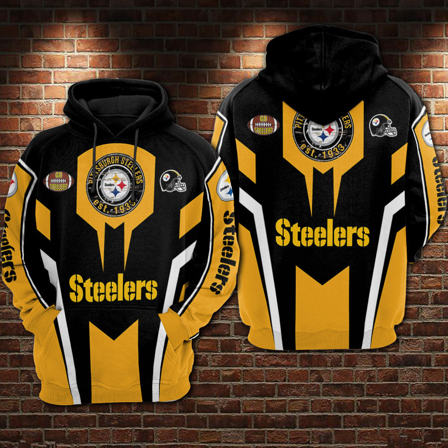 Pittsburgh Steelers 3D All Over Print Hoodie, Zip Hoodie