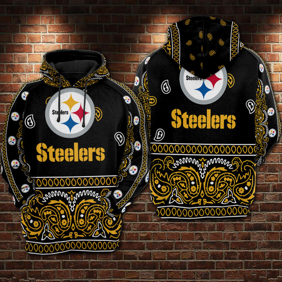 Pittsburgh Steelers 3D All Over Print Hoodie, Zip Hoodie