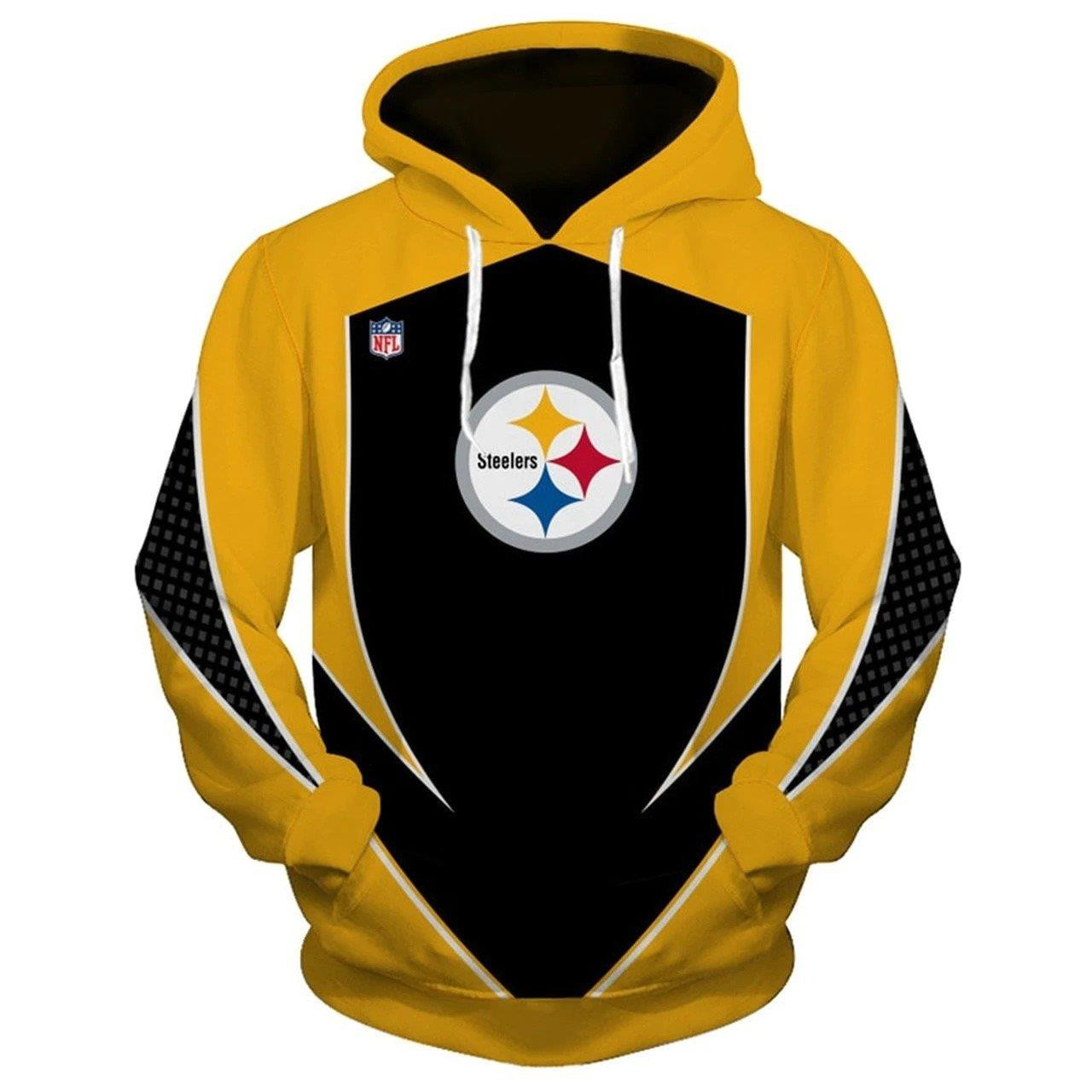 Pittsburgh Steelers 3D All Over Print Hoodie, Zip Hoodie