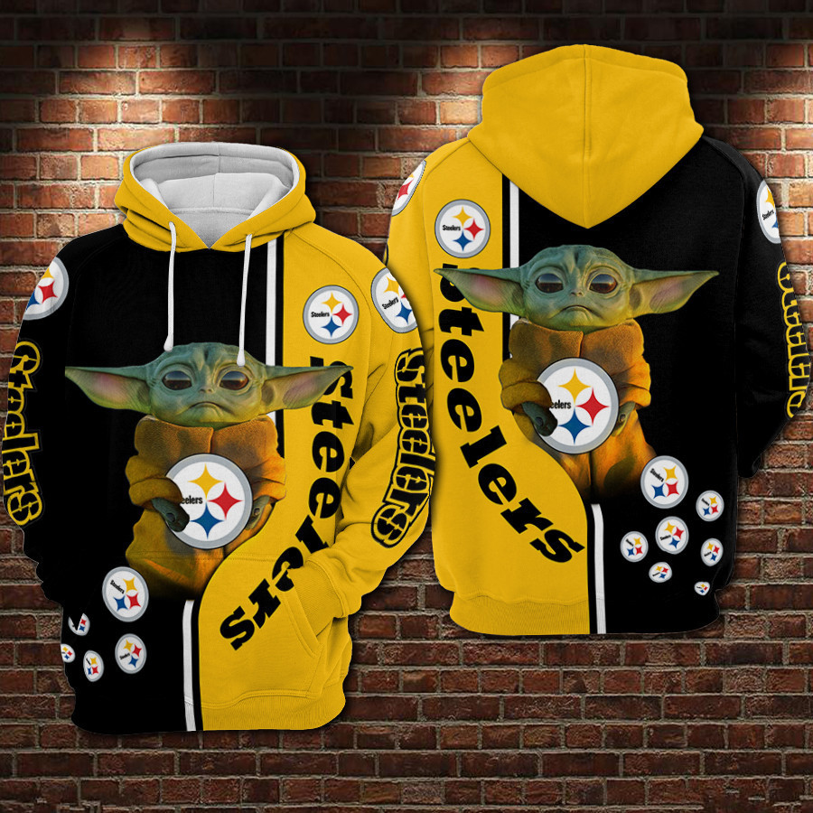 Pittsburgh Steelers 3D All Over Print Hoodie, Zip Hoodie