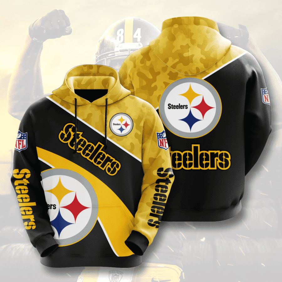 Pittsburgh Steelers 3D All Over Print Hoodie, Zip Hoodie