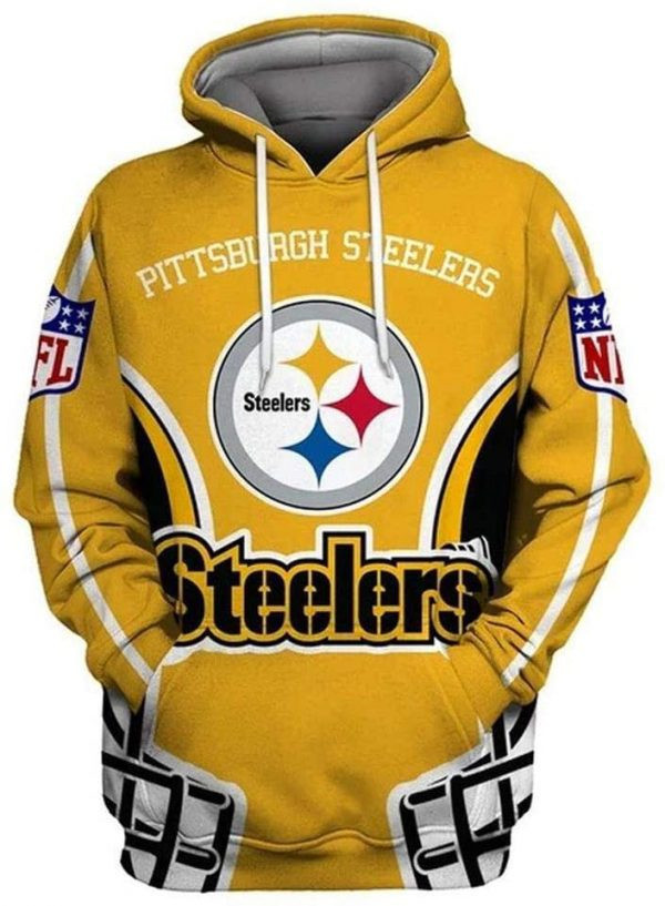 Pittsburgh Steelers 3D All Over Print Hoodie, Zip Hoodie