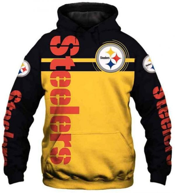 Pittsburgh Steelers 3D All Over Print Hoodie, Zip Hoodie