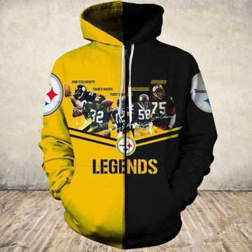 Pittsburgh Steelers 3D All Over Print Hoodie, Zip Hoodie
