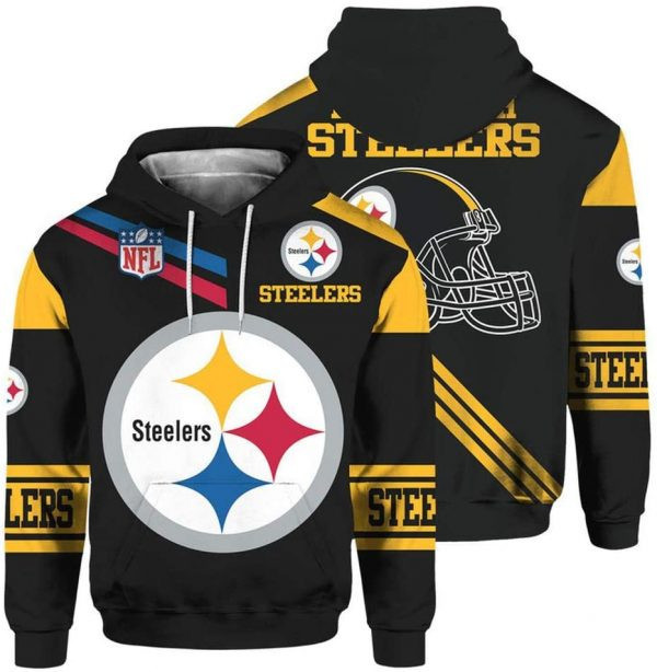 Pittsburgh Steelers 3D All Over Print Hoodie, Zip Hoodie