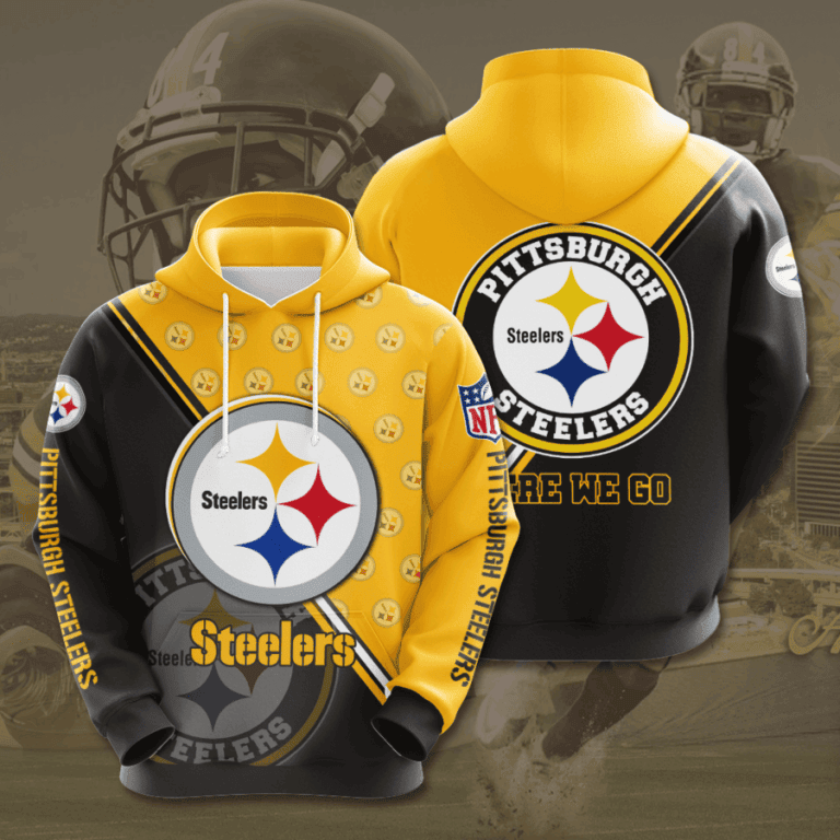 Pittsburgh Steelers 3D All Over Print Hoodie, Zip Hoodie