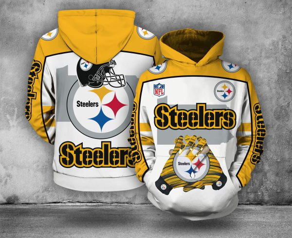 Pittsburgh Steelers 3D All Over Print Hoodie, Zip Hoodie