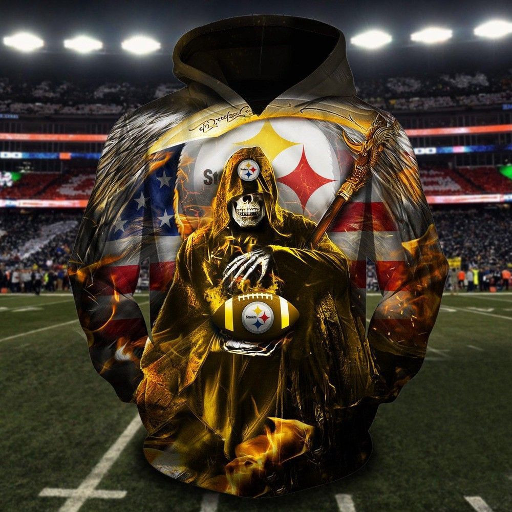Pittsburgh Steelers 3D All Over Print Hoodie, Zip Hoodie