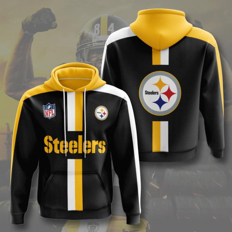 Pittsburgh Steelers 3D All Over Print Hoodie, Zip Hoodie