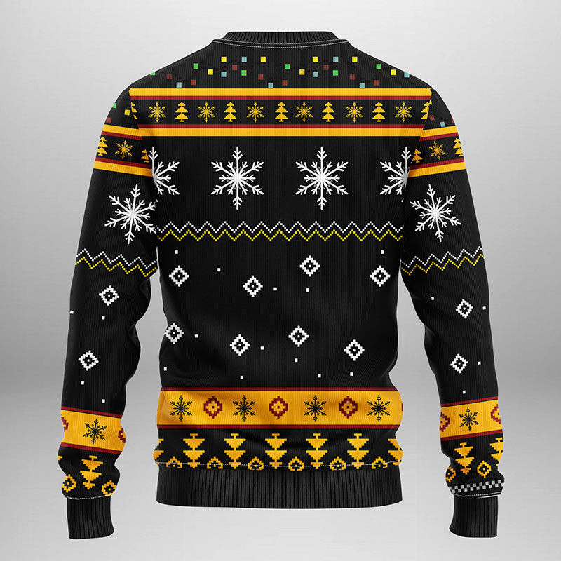 Pittsburgh Steelers Funny Grinch Ugly Christmas Sweater Adult 3D Funny Matching for family - Image 2