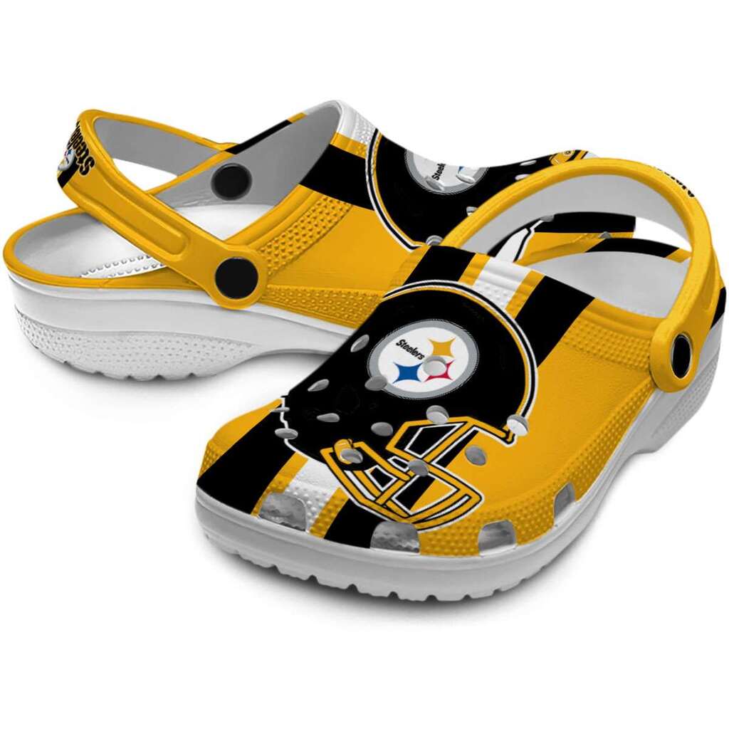 Pittsburgh Steelers Helmet Stripes ClogTVC180152 - Image 3
