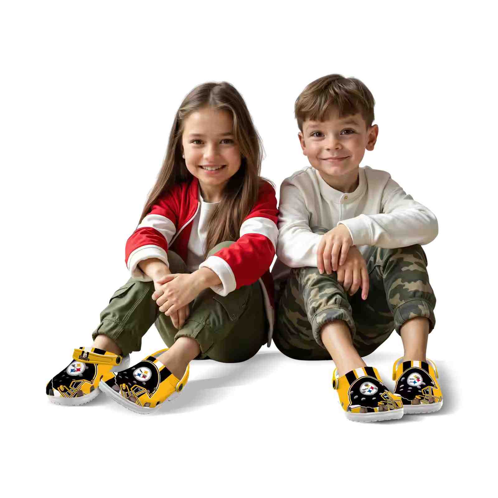 Pittsburgh Steelers Helmet Stripes ClogTVC180152 - Image 8