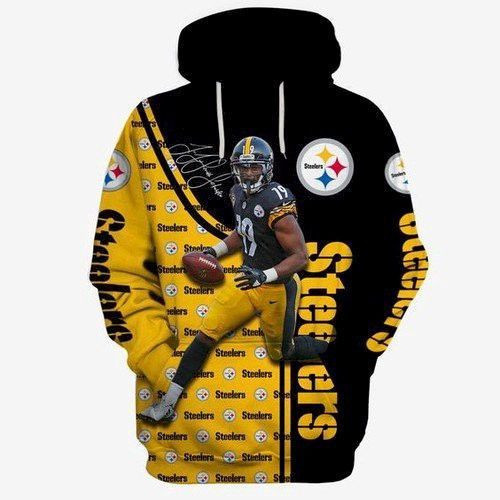 Pittsburgh Steelers Ncaa Football Many Logo 3D All Over Print Hoodie, Zip Hoodie