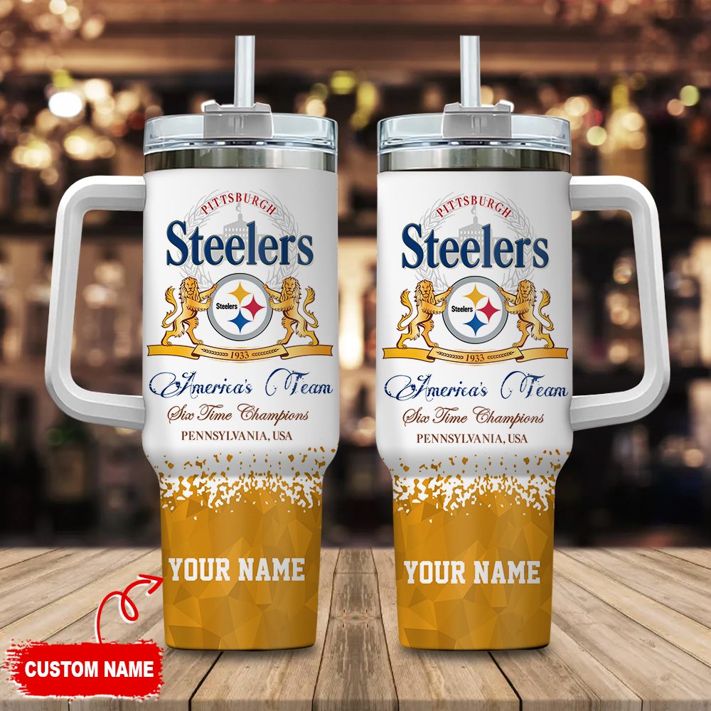 Pittsburgh Steelers NFL Champions Modelo Custom Stanley Cup 40 oz 30 oz Tumbler With HandleTVC2301112