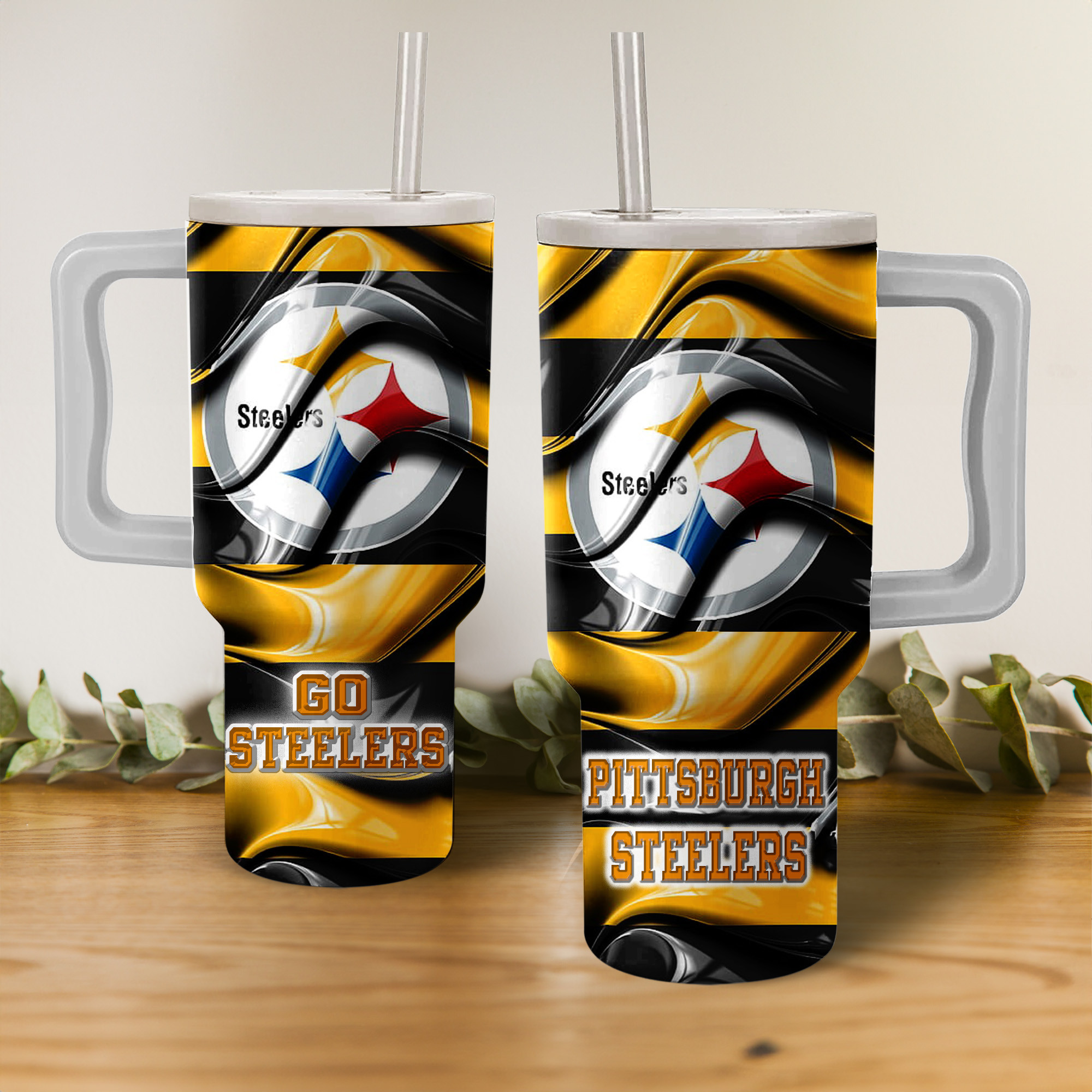 Pittsburgh Steelers NFL Custom Stanley Cup 40 oz 30 oz Tumbler With HandleTVC2301153