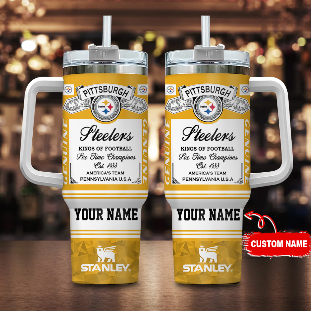 Pittsburgh Steelers NFL Kings Of Football Custom Stanley Cup 40 oz 30 oz Tumbler With HandleTVC230183