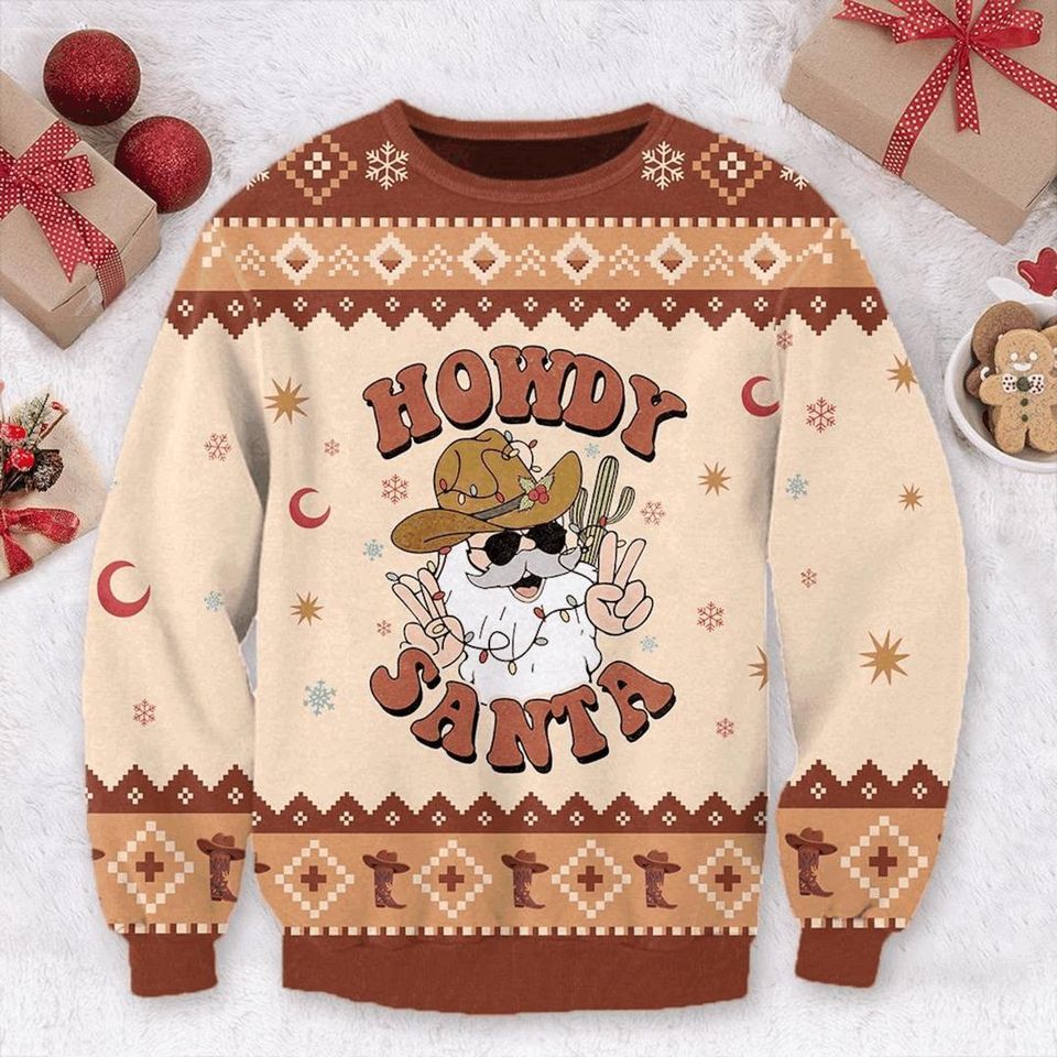 Pizza Cat With Laser Eyes Ugly Christmas Sweater, Xmas Sweatshirt