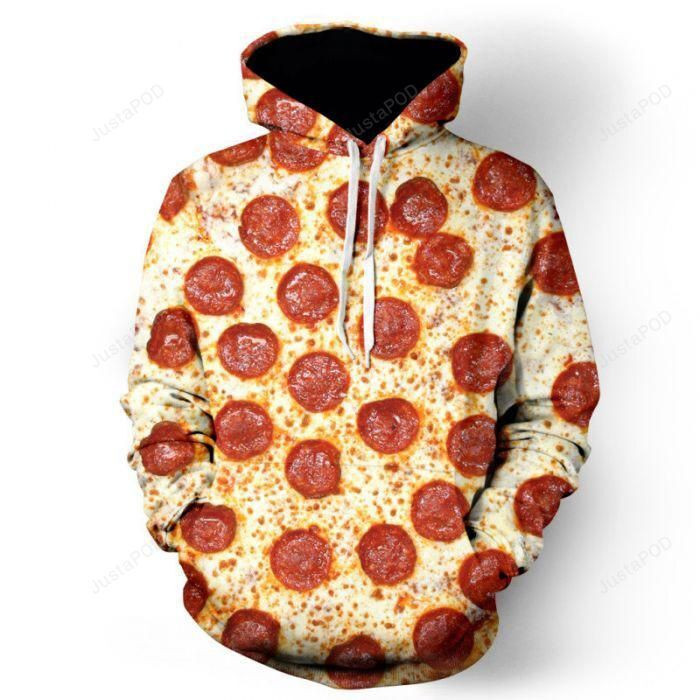 Pizza Time 3D All Over Print Hoodie, Zip Hoodie