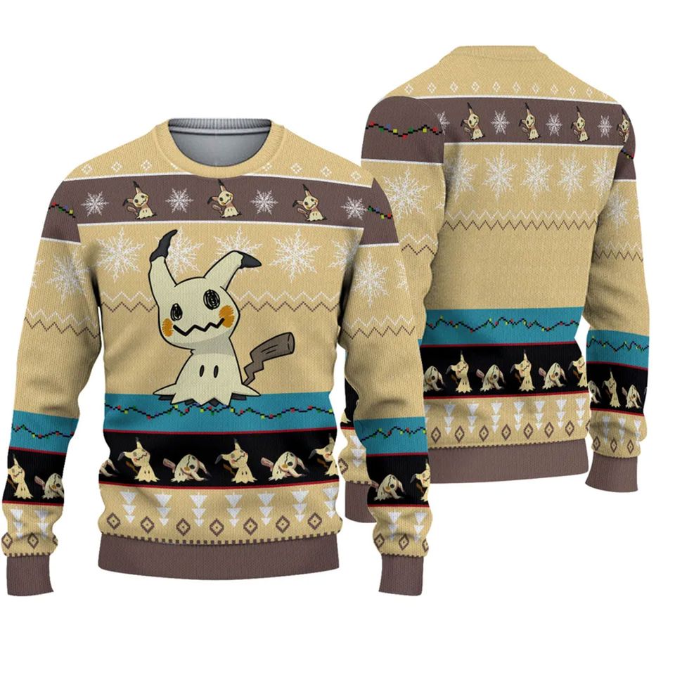 PKM Mimikyu Christmas Ugly Sweater