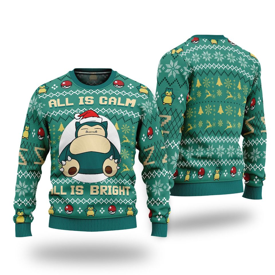 PKM Sn Lax Christmas Ugly Sweater, Anime Sweatshirt