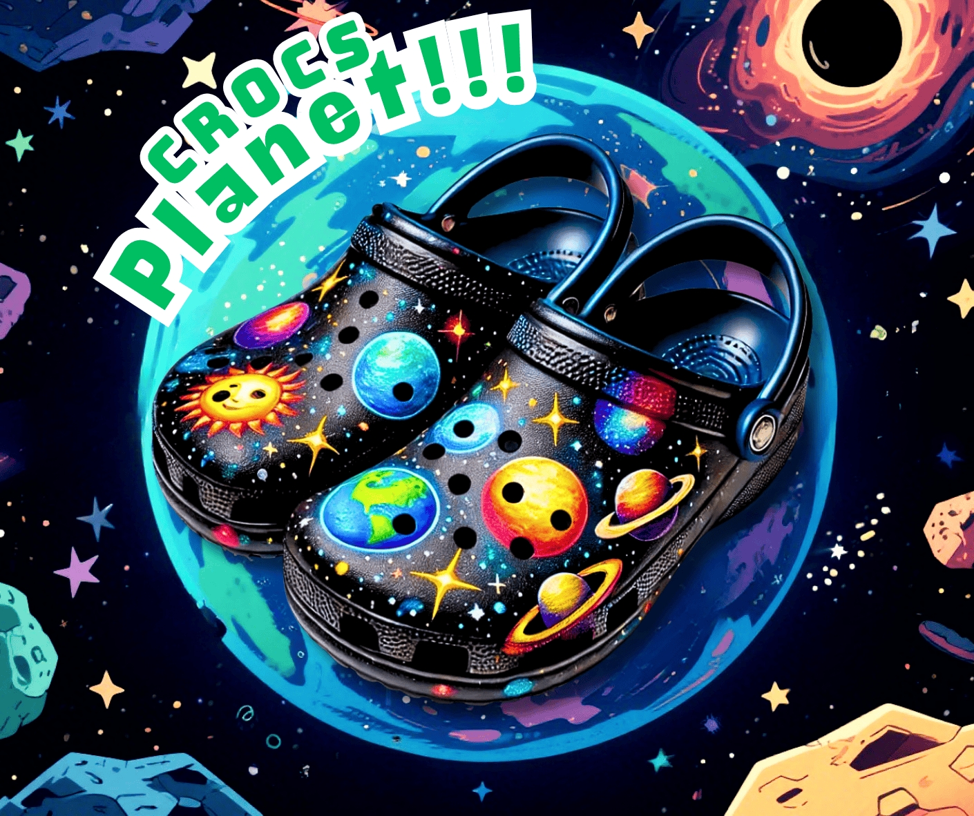 Planet Crocs Crocband Clogs Shoes Comfortable For Men Women and Kids