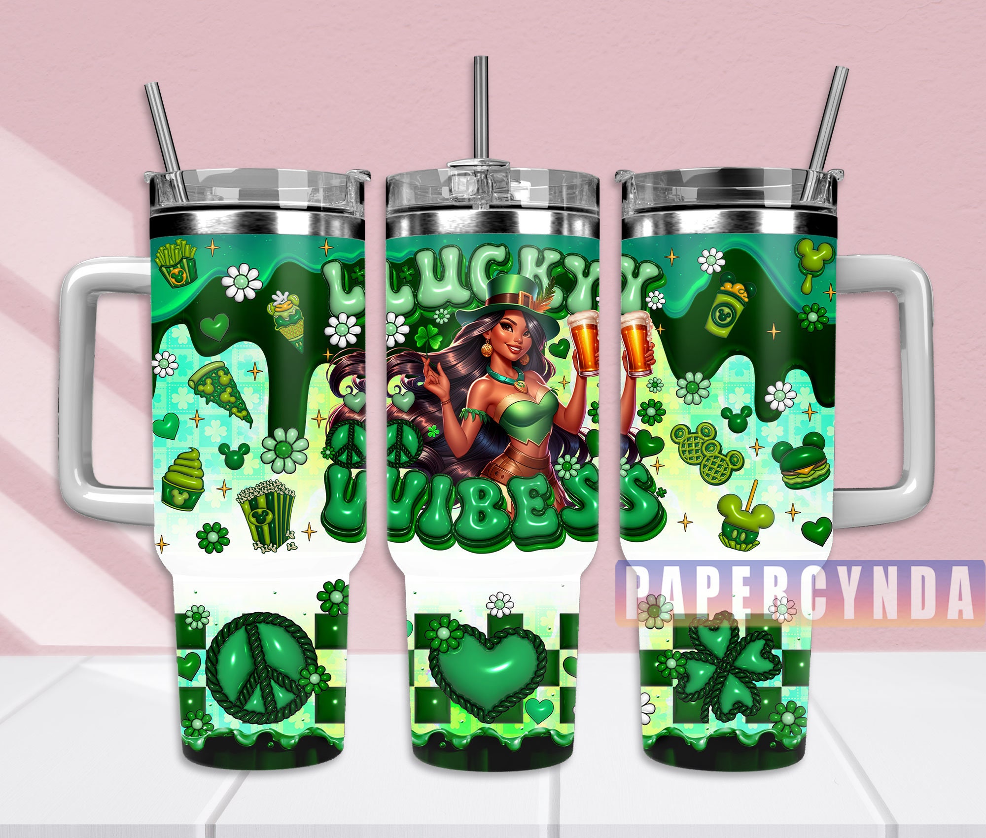 Pocahontas Custom Stanley Cup 40 oz 30 oz Tumbler With HandleTVC2301833