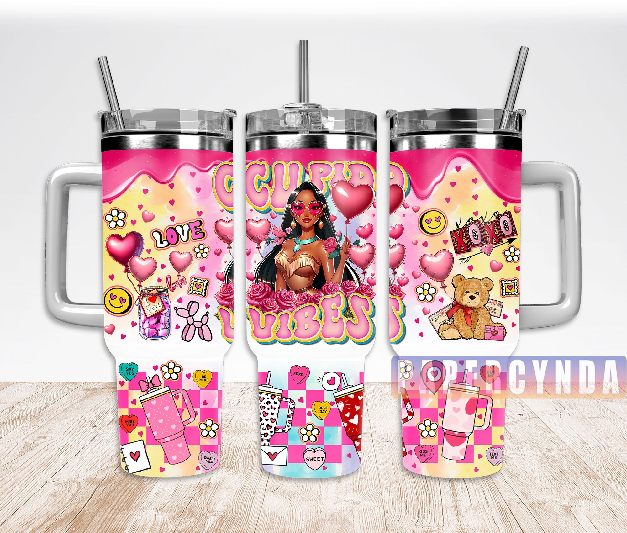 Pocahontas Custom Stanley Cup 40 oz 30 oz Tumbler With HandleTVC2301835