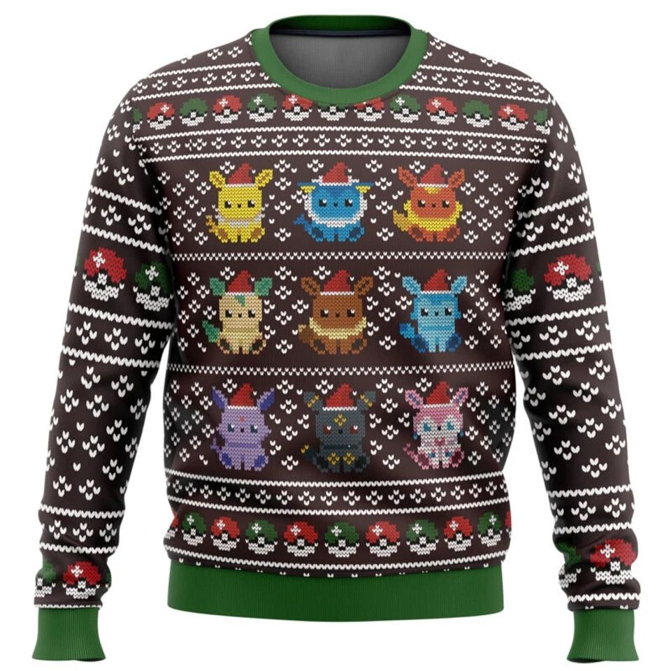 Pocket Monster Ugly New Year Christmas Sweater Gift Santa Claus Pullover Men's 3D Sweater - Image 7