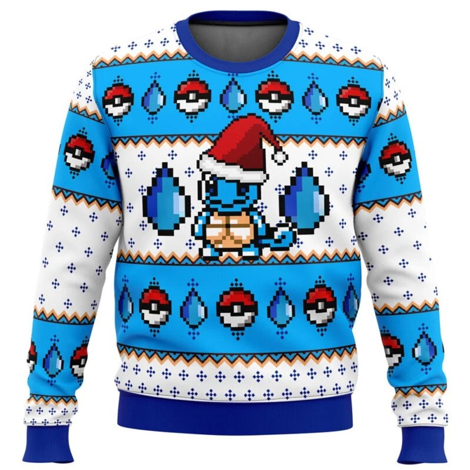 Pocket Monster Ugly New Year Christmas Sweater Gift Santa Claus Pullover Men's 3D Sweater - Image 5