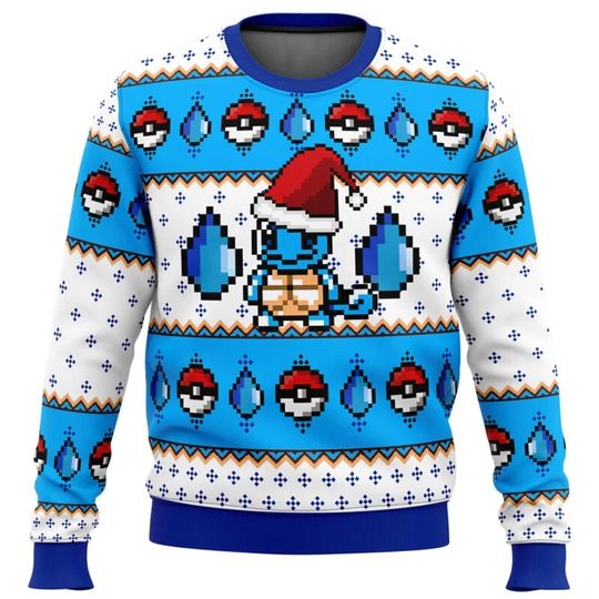 Pocket Monster Ugly New Year Christmas Sweater Gift Santa Claus Pullover Men's 3D Sweater - Image 14