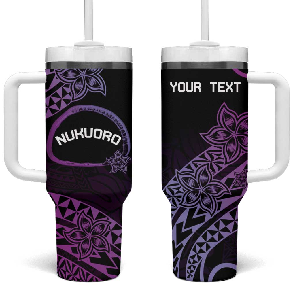 Pohnpei Nukuoro Micronesia Polynesian Tattoo Curves Purple Custom Stanley Cup 40 oz 30 oz Tumbler With HandleTVC2301358